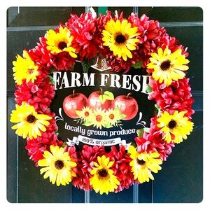 Fall decor wreath